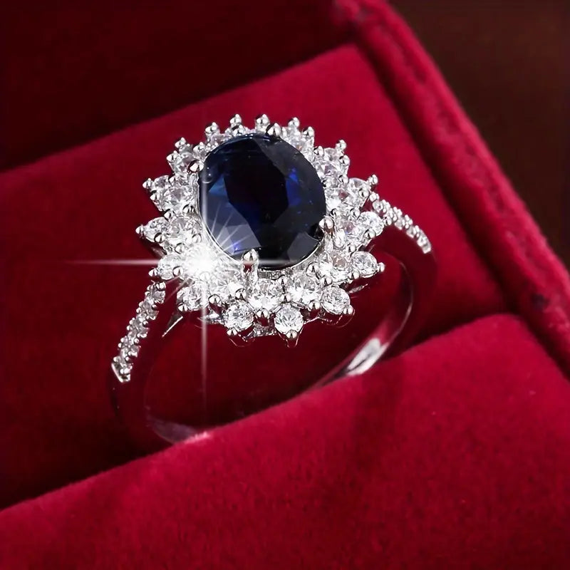 Vionne Sapphire Ring | White Gold