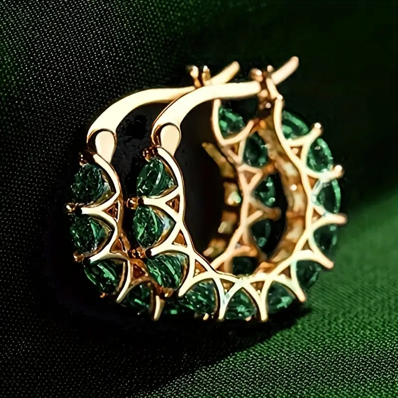 Klara Marlowe Hoop Earrings | White Gold