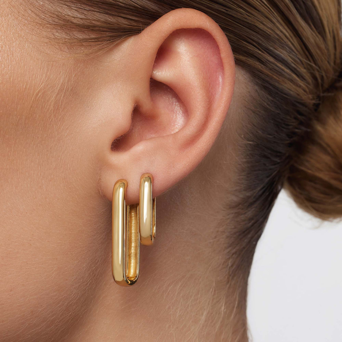 Icon Hoop Earrings | Gold