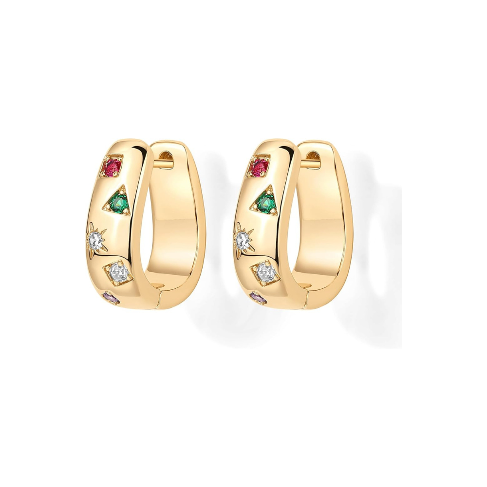 Colorwave Hoop Earrings | Gold