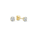 Larmes de Lune Stone Stud Earrings | Gold