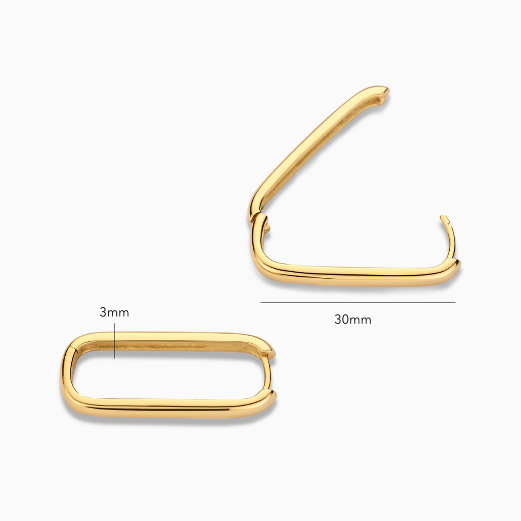 Icon Hoop Earrings | Gold